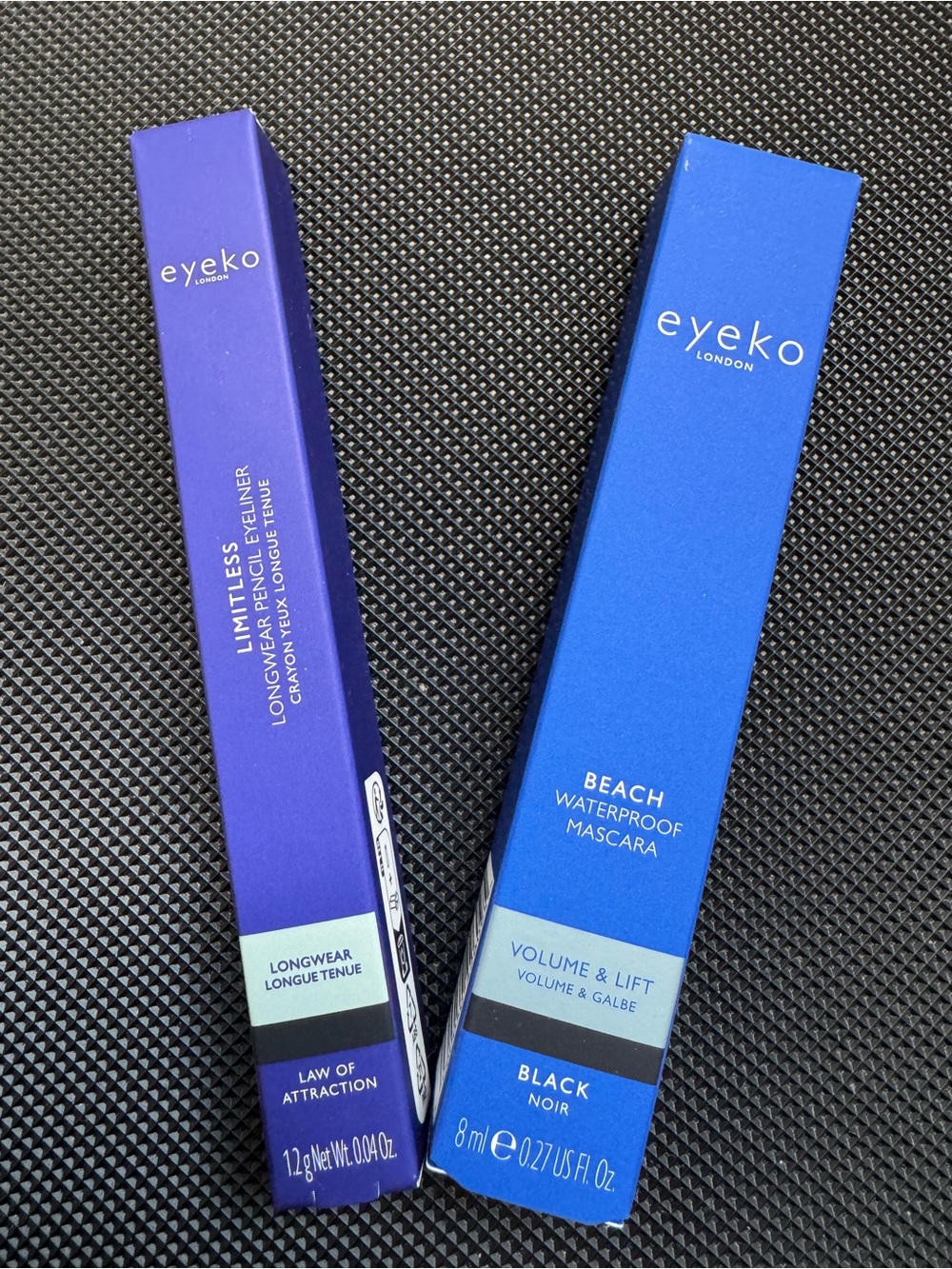 Eyeko Black Waterproof Mascara and eyeliner bundle